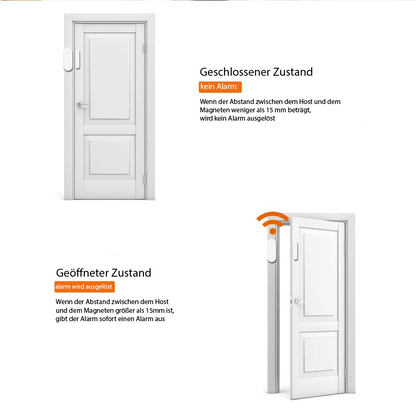 DS100 – Drahtloser Tür - und Fenstersensor - Wachmann24