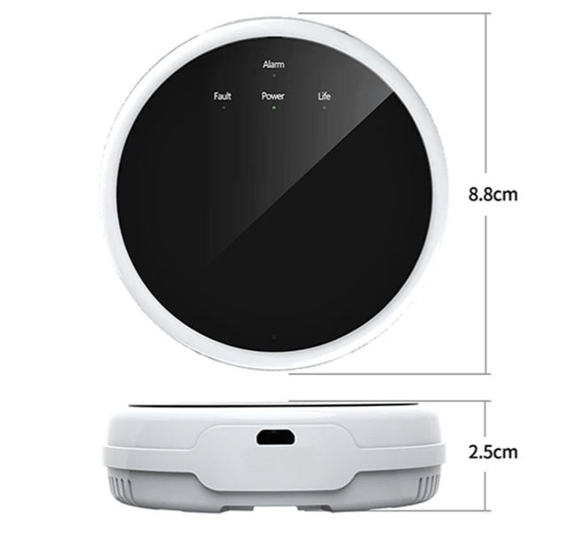 SmartGasDetector – Drahtloser Gasdetektor für Erdgas und Kohlenstoffmonoxid Lecks - Wachmann24