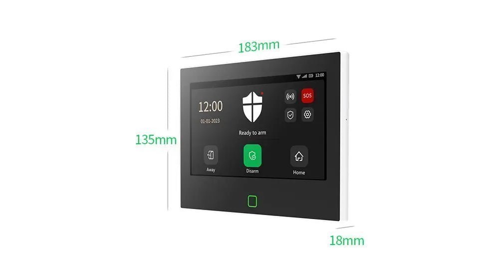 SmartGuard – Kabelloses Alarmsystem mit Touchscreen - Wachmann24